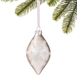 Holiday Lane Linen Holiday Glass Drop Ornament